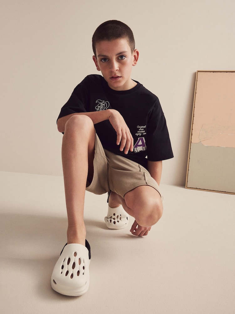 White Monochrome Clogs - Image 2 of 9 White Monochrome Clogs - Image 2 of 9