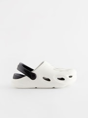 White Monochrome Clogs - Image 5 of 9