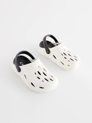 White Monochrome Clogs - Image 6 of 9