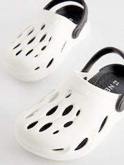 White Monochrome Clogs - Image 7 of 9