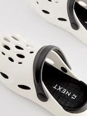 White Monochrome Clogs - Image 8 of 9