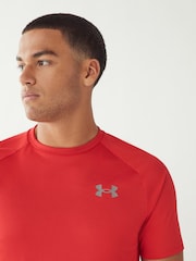 Under Armour Red Tech 2 T-Shirt - Image 4 of 6