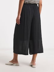 Simply Be Black Extreme Palazzo Culottes - Image 2 of 4