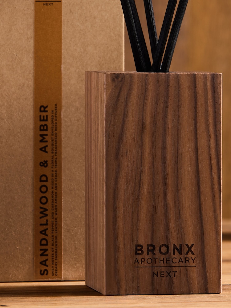 Brown Sandalwood and Amber Bronx 180ml Diffuser - Image 2 of 3 Brown Sandalwood and Amber Bronx 180ml Diffuser - Image 2 of 3