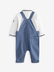 Baker by Ted Baker Long Sleeve Polo and Dungaree Set - Image 2 of 5