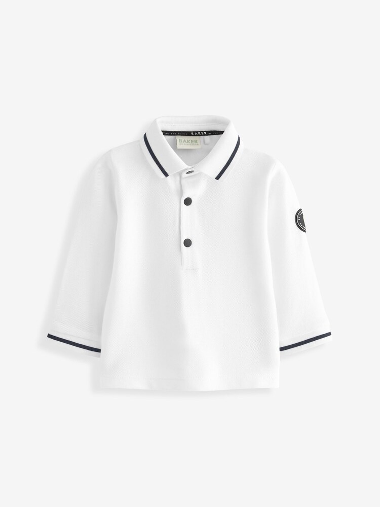 Baker by Ted Baker Long Sleeve Polo and Dungaree Set - Image 3 of 5