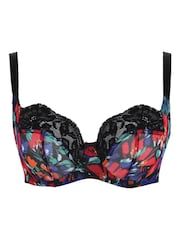 Panache Floral Nina Balcony Black Bra - Image 5 of 5
