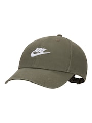 Nike Green Club Unstructured Futura Wash 100% Cotton Cap - Image 1 of 2