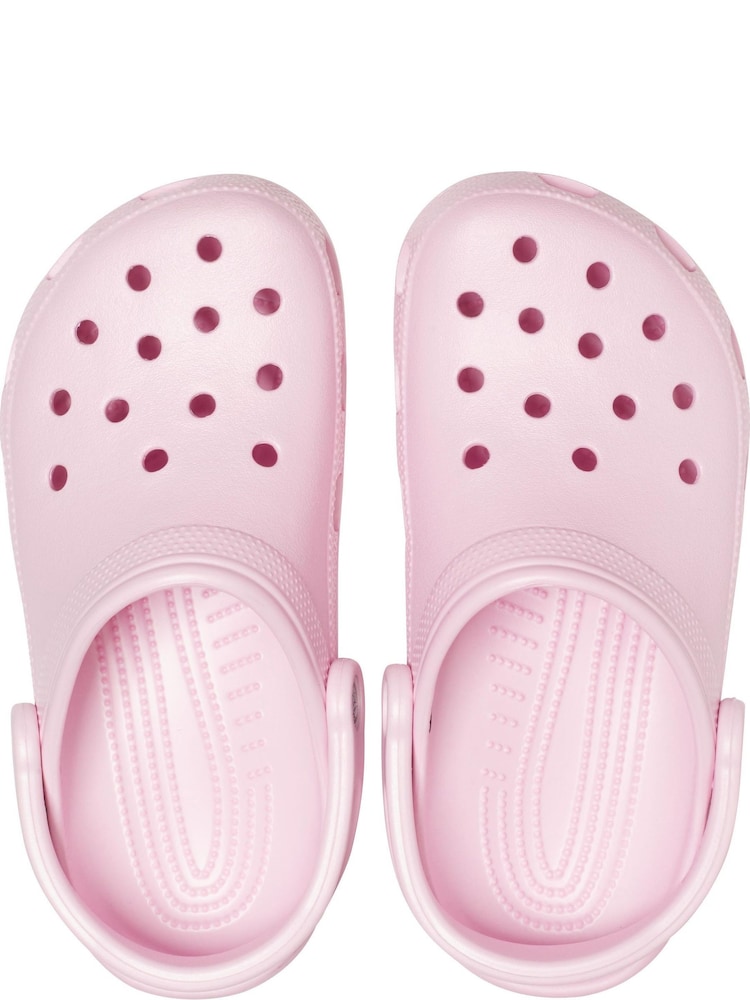 Crocs Pale Pink Adults Classic Clogs - Image 7 of 10