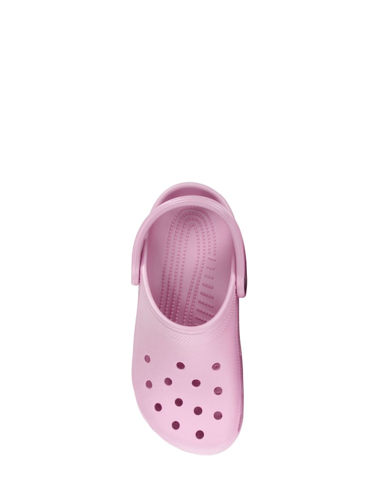 Crocs Pale Pink Adults Classic Clogs - Image 8 of 10