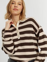 Chinti & Parker Pink Merino Stripe Sweater - Image 1 of 4