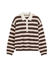 Chinti & Parker Pink Merino Stripe Sweater - Image 4 of 4