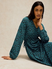 White Stuff Green Harper Jersey Dress - Image 2 of 6