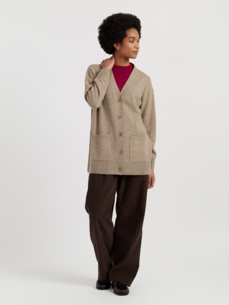 Chinti & Parker Natural Wool-Cashmere Long Cardigan - Image 2 of 4 Chinti & Parker Natural Wool-Cashmere Long Cardigan - Image 2 of 4