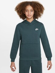 Nike Green Club Fleece Overhead Hoodie - Image 1 of 3