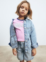 Pink Football Boxy T-Shirt (3-16yrs) - Image 2 of 7