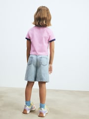 Pink Football Boxy T-Shirt (3-16yrs) - Image 3 of 7