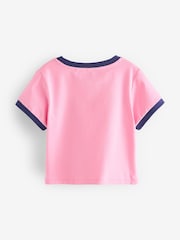Pink Football Boxy T-Shirt (3-16yrs) - Image 6 of 7