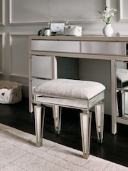 Mirror Fleur Stools And Ottomans - Image 1 of 5
