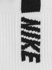 Nike White Multiplier Running Ankle Socks 2 Pack - Image 4 of 4