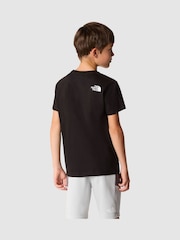 The North Face Black Kids Graphic 100% Cotton T-Shirt - Image 2 of 5