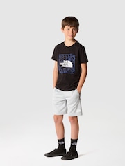 The North Face Black Kids Graphic 100% Cotton T-Shirt - Image 3 of 5