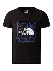 The North Face Black Kids Graphic 100% Cotton T-Shirt - Image 4 of 5