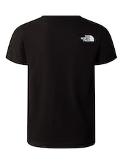 The North Face Black Kids Graphic 100% Cotton T-Shirt - Image 5 of 5