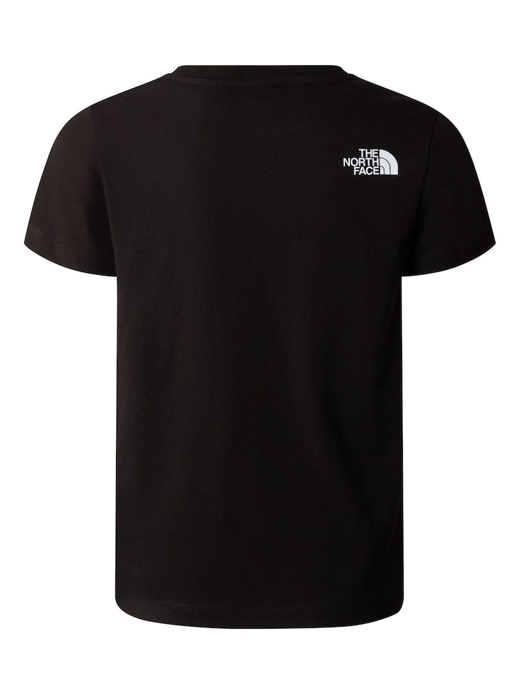 The North Face Black Kids Graphic 100% Cotton T-Shirt - Image 5 of 5