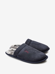 Navy Blue Mule Slippers - Image 2 of 4