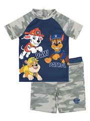 Vanilla Underground Grey Paw Patrol 2 Piece Swim Set - Image 1 of 6
