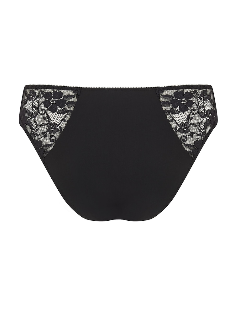 Pour Moi Black High Leg Rebel Deep Knickers - Image 4 of 4