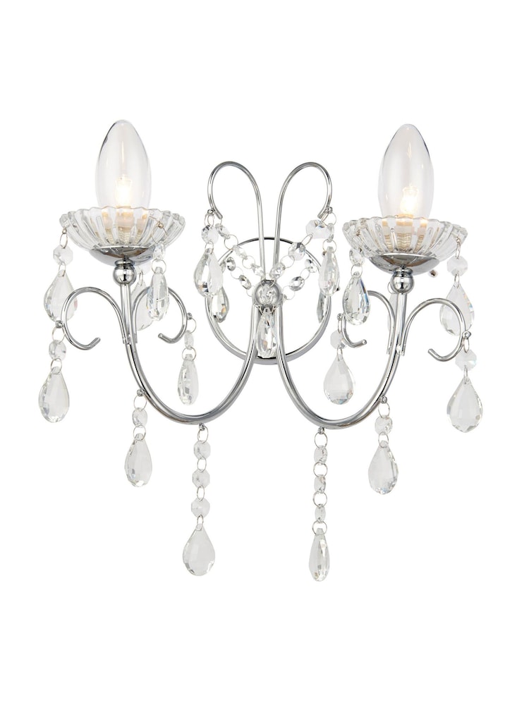 Gallery Home Chrome Lila Wall Light - Image 7 of 7