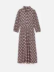 Joules Hazel Navy and Pink Jersey Shirt Dress - Image 6 of 6