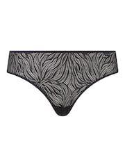Calvin Klein Black Sheer Marquisette Lace Bikini Knickers - Image 5 of 5