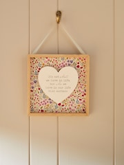 Ditsy Imprimeuri Heart Slogan Agățat Decorare - Image 1 of 6