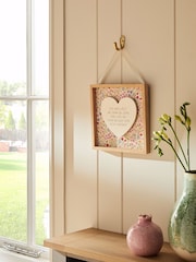 Ditsy Imprimeuri Heart Slogan Agățat Decorare - Image 2 of 6