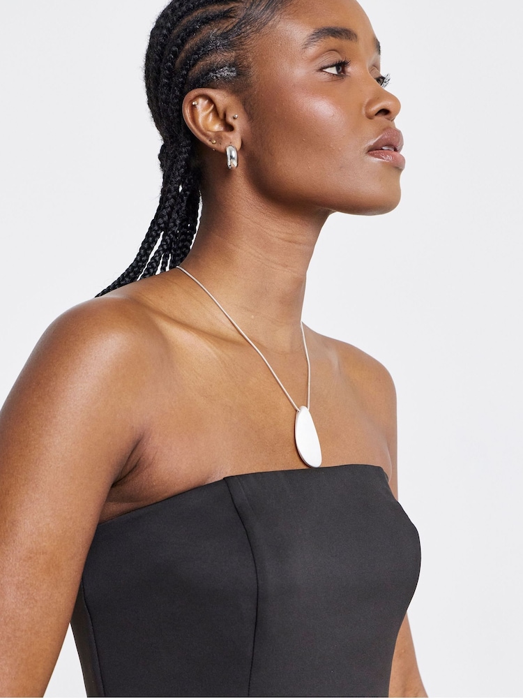 Simply Be Black Fit And Flare Bandeau - Image 4 of 4