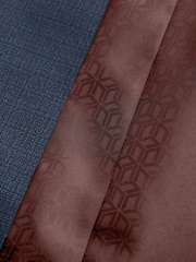 Bleu - Costume en laine texturée : gilet - Image 9 of 9