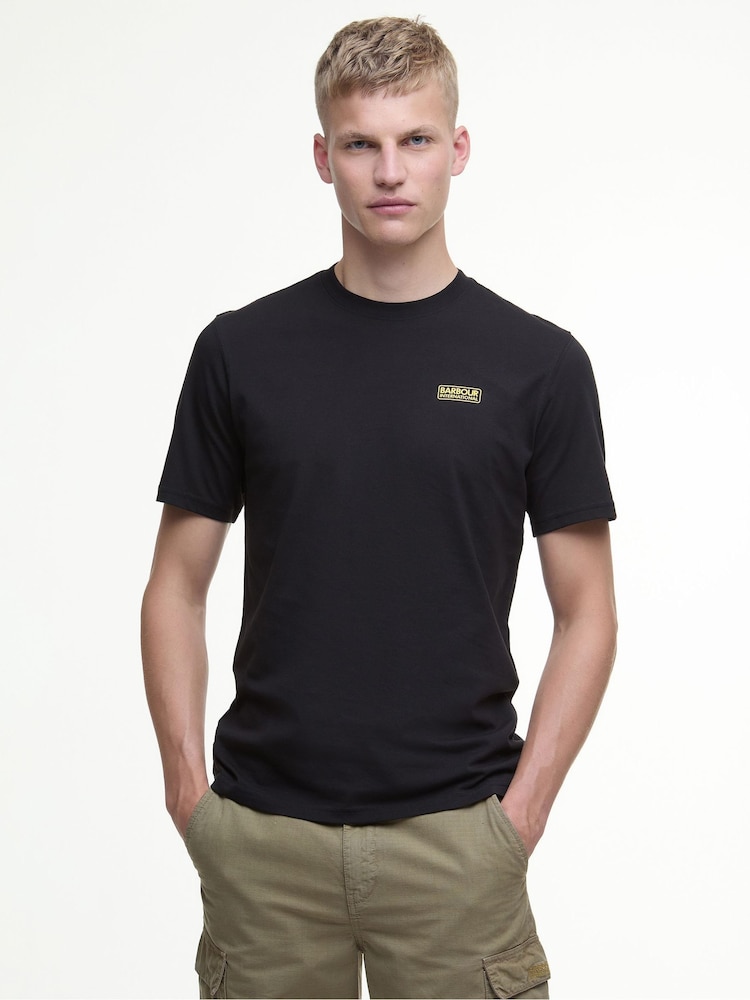 Barbour® International Mens Small Logo 100% Cotton T-Shirt - Image 1 of 7 Barbour® International Mens Small Logo 100% Cotton T-Shirt - Image 1 of 7