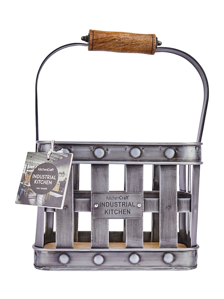Industrial Kitchen Grey Condiment Holder - Image 3 of 3 Industrial Kitchen Grey Condiment Holder - Image 3 of 3
