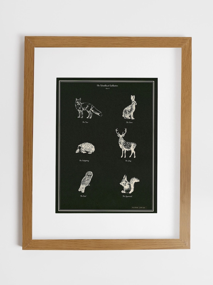 Joules Green The Forest Floor Wood Mounted Framed Print Wall 43 x 53cm Art - Image 2 of 4 Joules Green The Forest Floor Wood Mounted Framed Print Wall 43 x 53cm Art - Image 2 of 4