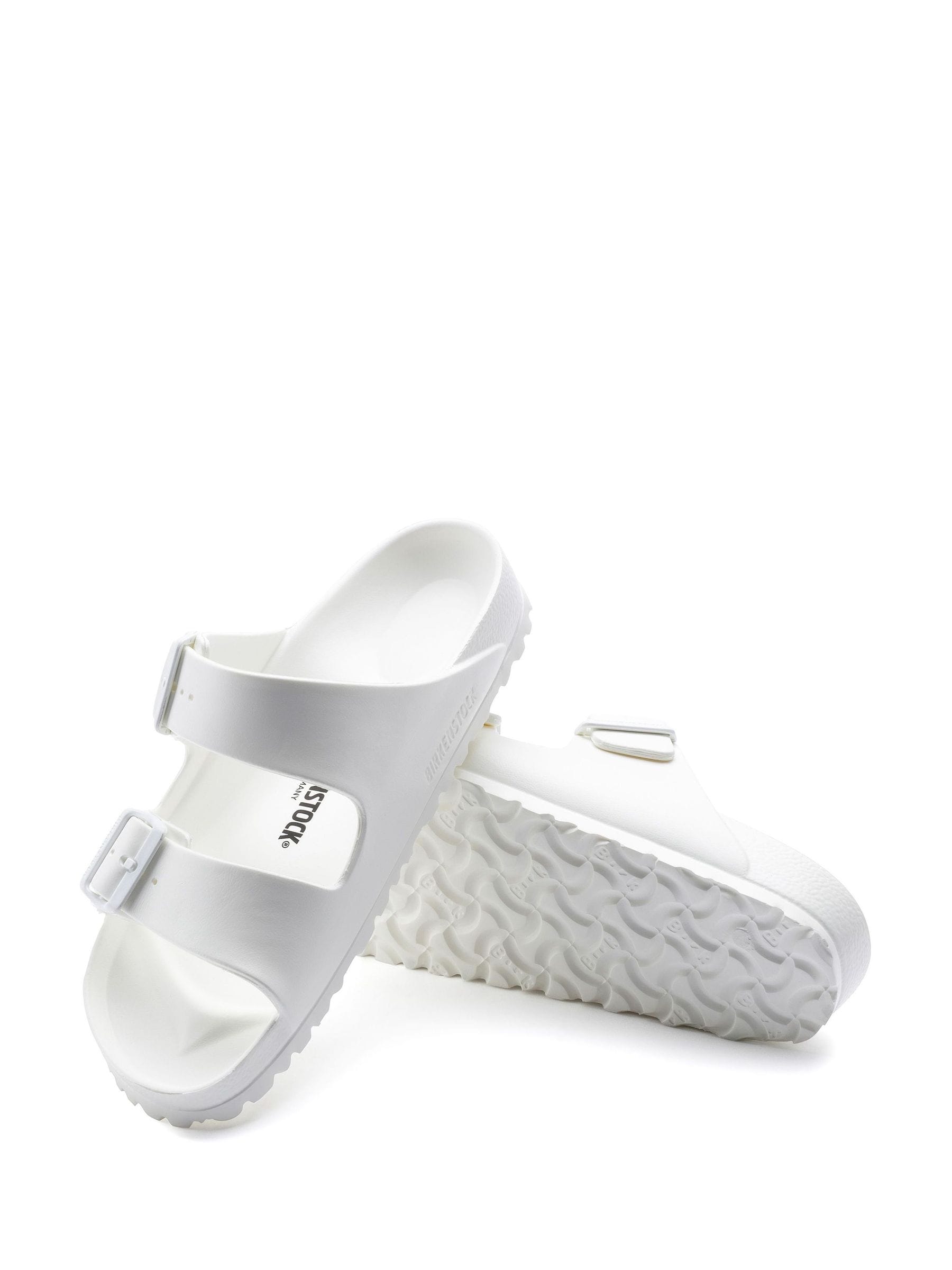 White birkenstock women's arizona essentials eva sandals hot sale
