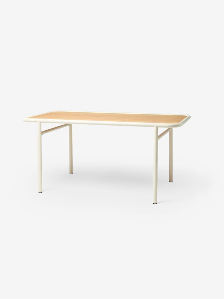 MADE.COM Ecru White Tuva 4 Seater Dining Table - Image 3 of 3