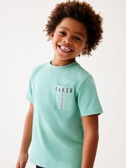 Baker by Ted Baker Nylon Pocket 100% Cotton T-Shirt - Image 2 of 8