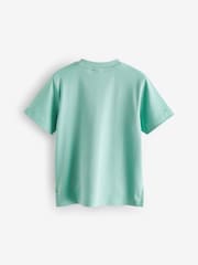 Baker by Ted Baker Nylon Pocket 100% Cotton T-Shirt - Image 7 of 8