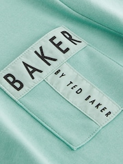 Baker by Ted Baker Nylon Pocket 100% Cotton T-Shirt - Image 8 of 8