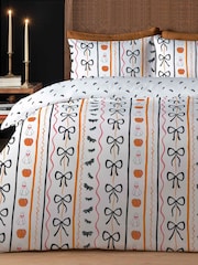 Copenhagen Home Multi Halloween Stripe Duvet Cover and Pillowcase Set - Image 1 of 2