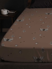 Copenhagen Home Mocha Halloween Pendle Fitted Sheet - Image 1 of 3