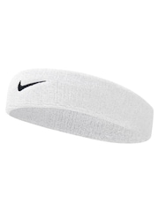 Nike White Swoosh Headband - Image 1 of 3